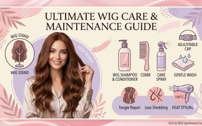 The Ultimate Wig Care & Maintenance Guide: How to Wear, Clean, Store & Style Wigs Like a Pro