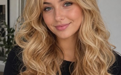 The Girl Who Stopped Looking in the Mirror – A WigStyleHub Review of the Full-Head Synthetic Long Curly Gradient Golden Wig