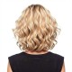 Women's Golden Midpart Short Curly Perm Wig Top Hat