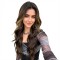 Gradient Dark Brown | Center Part Lace Wig | Long Wavy Hair | Trendy Women's Wig