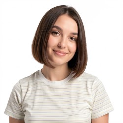 Women's Real Hair Expression Top Patch - Natural Invisible Density Boost & Gray Coverage Cap Extensions with Adhesive