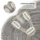 Hand-knitted Human Hair Top Piece for Hair Loss Coverage, Gray Hair Concealment, and Increased Volume for Women.