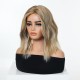 Light Gold Ombre Medium Wave Wig | Natural, Viscous and Breathable | Trendy Daily Wear Full Headpiece