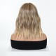 Light Gold Ombre Medium Wave Wig | Natural, Viscous and Breathable | Trendy Daily Wear Full Headpiece