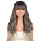 Wavy Long Hair with Bangs | Natural Full Head Wig