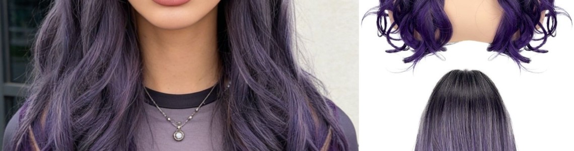Purple Highlights Curly Wig: Style & Care Guide