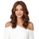 Women's Long Hair Gradient Blonde Full Wig with Middle Part, Natural Look, Synthetic Fiber