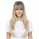 Women's Layered Long Straight Hair | High-Temperature Resistant Synthetic Wig Cap