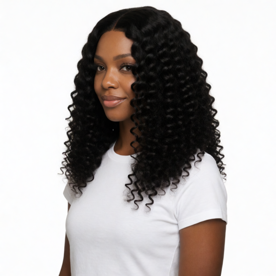 Large Wave Curly Wig | Crochet Braid Hair Extension | Feather Texture