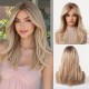 Chemical Fiber Short Wavy Women's Wig Full Hand-Knitted Natural and Comfortable