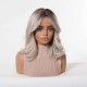 Chemical Fiber Short Wavy Women's Wig Full Hand-Knitted Natural and Comfortable