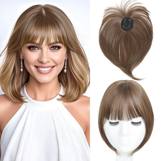 Golden Breathable Full Lace Topper: Natural White Hair Cover with Invisible Hairline for Women.