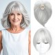 Golden Breathable Full Lace Topper: Natural White Hair Cover with Invisible Hairline for Women.