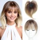 Golden Breathable Full Lace Topper: Natural White Hair Cover with Invisible Hairline for Women.