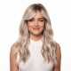 Brown C-Curl Lace Front Bob with Rose Mesh Cap for Women – Natural Wave High-Temp Synthetic Fashion Wig