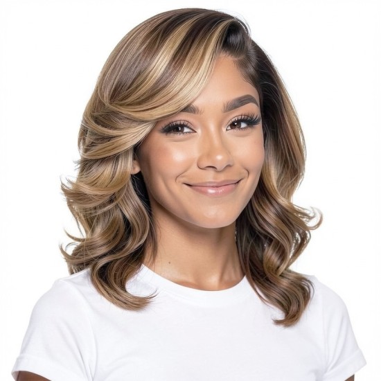 2026 New Lace Short Curly Wig | Women's Voluminous Natural Fashion Wig Cap