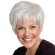 White Straight Short Wig Set – Fashionable and Elegant for Daily Wear, Comfortable and Breathable