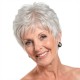 White Straight Short Wig Set – Fashionable and Elegant for Daily Wear, Comfortable and Breathable