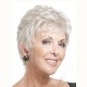 One-Piece Drop Shipping for AliExpress/eBay: Chic White Short Straight Wigs for Moms