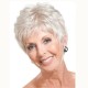 One-Piece Drop Shipping for AliExpress/eBay: Chic White Short Straight Wigs for Moms