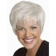 One-Piece Drop Shipping for AliExpress/eBay: Chic White Short Straight Wigs for Moms