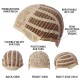 Women's Realistic Short Wavy Wig Cap | Breathable Mesh Base | Perfect for Daily Wear
