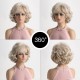 Women's Realistic Short Wavy Wig Cap | Breathable Mesh Base | Perfect for Daily Wear