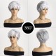 New Fashion Wavy Short Wig with Slanted Bangs for Women, Mixed Colors - Bulk Wholesale for AliExpress