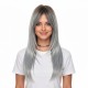 Long Layered Bangs Full Wig with C-shaped Sidebangs for Women