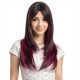 Long Layered Bangs Full Wig with C-shaped Sidebangs for Women