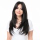 Long Layered Bangs Full Wig with C-shaped Sidebangs for Women