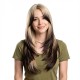 Long Layered Bangs Full Wig with C-shaped Sidebangs for Women