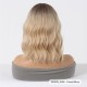 Short Bob Wigs with Bangs and Loose Waves – Realistic Heat-Damage Resistant, Breathable Lace Base