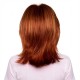 Women's Short Straight Wigs with Long Bangs, Ash Brown High-Temperature Synthetic Fiber Cap, Straight Wig Sets