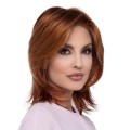 Chestnut Brown Medium Length Wavy Wig - Layered Bob for Women | Natural & Glossy Hair