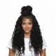 Black Big Wave Hair Extension | Suitable for High-Volume Hair | Front Lace Design