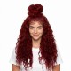 Black Big Wave Hair Extension | Suitable for High-Volume Hair | Front Lace Design