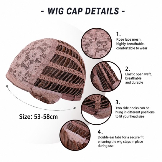 Women's Short Curly Wig with Full Hand-Tied Mesh Base and Breathable Design | Grape Purple Gradient with Natural Realistic Look for Daily Wear