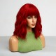 Women's Short Curly Wig with Full Hand-Tied Mesh Base and Breathable Design | Grape Purple Gradient with Natural Realistic Look for Daily Wear