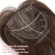 Hear Hair Top Piece for Women, Center Parting Long Straight Synthetic Fiber Hair Extension to Cover Gray Hair