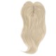 Hear Hair Top Piece for Women, Center Parting Long Straight Synthetic Fiber Hair Extension to Cover Gray Hair