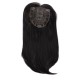 Hear Hair Top Piece for Women, Center Parting Long Straight Synthetic Fiber Hair Extension to Cover Gray Hair