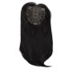 Hear Hair Top Piece for Women, Center Parting Long Straight Synthetic Fiber Hair Extension to Cover Gray Hair
