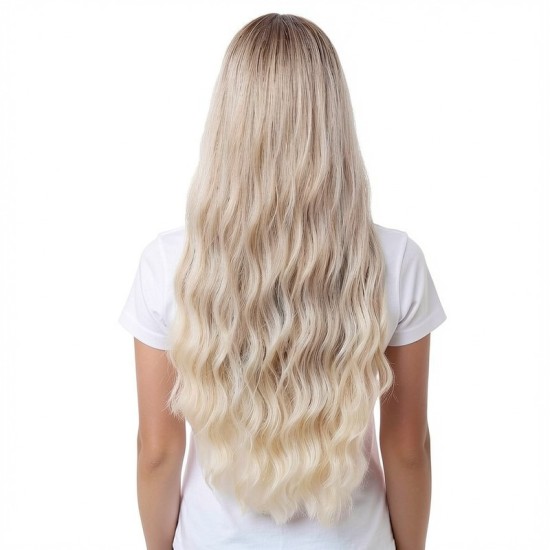 Gradient White Gold | Synthetic Fiber | Women's Wig Cap