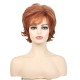 New Synthetic Full-Wig with Side Part, Short Wavy Style | Natural and Breathable Mesh Base for Daily Wear