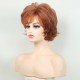 New Synthetic Full-Wig with Side Part, Short Wavy Style | Natural and Breathable Mesh Base for Daily Wear