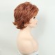 New Synthetic Full-Wig with Side Part, Short Wavy Style | Natural and Breathable Mesh Base for Daily Wear