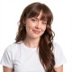 Hand-Woven Blonde Brown Bangs with a Deep Part for Black Hair Women's Styling | Lash-Front Extensions