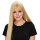 Hand-Woven Blonde Brown Bangs with a Deep Part for Black Hair Women's Styling | Lash-Front Extensions