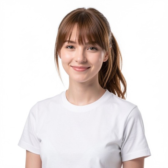 Hand-Woven Blonde Brown Bangs with a Deep Part for Black Hair Women's Styling | Lash-Front Extensions